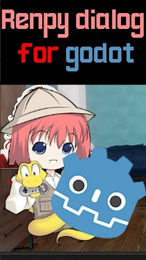 Renpy style dialog system for godot