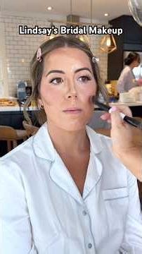 My beautiful bride Lindsay’s bridal makeup #makeuptutorial