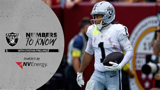 Watch: Numbers to know for Raiders-Bears Week 4