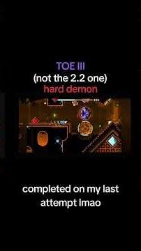 TOE III geometry dash #geometrydash #gd