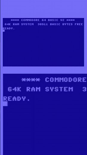 Commodere C64 Boot Screen