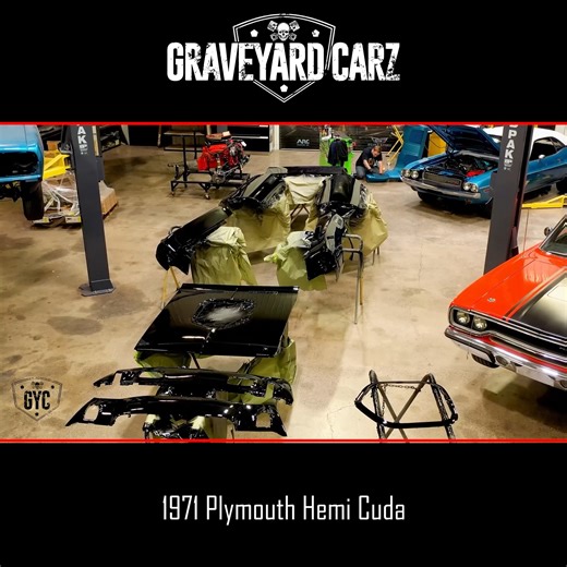 62K views · 1.3K reactions | Some of the hardest restorations happened to be 1971 Cudas Some music by audionautix.com | Graveyard Carz | Facebook