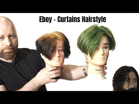 Eboy Curtains Hair Tutorial - TheSalonGuy