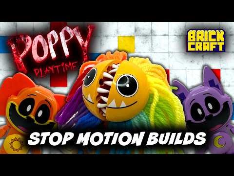 Poppy Playtime Brickcraft Build Review! All 3 Sets in Satisfying Stop Motion