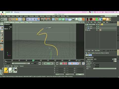 C4D Tutorial: Spline Rail Tip