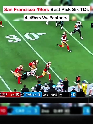 Top 5 Best Pick-Six Touchdowns by San Francisco 49ers