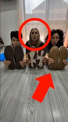 Shoe trick exposed in funny workout twist 👟😱 #shorts