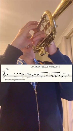 Jazz Language Lab on Instagram: "How to practice bebop scales - Clifford Brown style #cliffordbrown #bebop #jazztrumpet #jazz #jazzimprovisation"