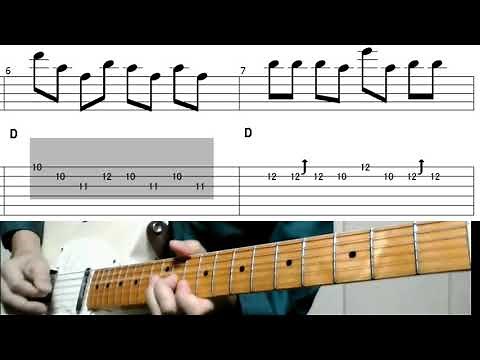 50s Guitar solo with tab~Buddy Holly It's so easy