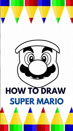 How To Draw Super Mario