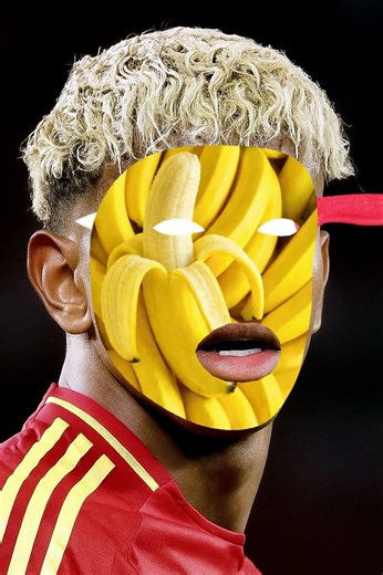 Mystery Face Layers ASMR: yamal Barcelona loop ⚽️😀