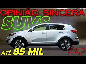 SUV até R$ 85 mil BOM e BARATO! Lista com os MELHORES CARROS, dicas de compra para você GASTAR MENOS