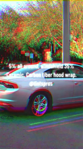 Carbon fiber hood wrap. #performancecars #dodgecharger #nanotechnology #automobile #tint