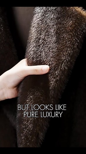 Trade boring puffer jackets for this sleek faux fur coat, offering superior warmth and bold sophistication. With its single-breasted closure and commanding lapel collar, this coat is the epitome of winter refinement, perfect for making a statement in colder months. | Velthentic Clothing