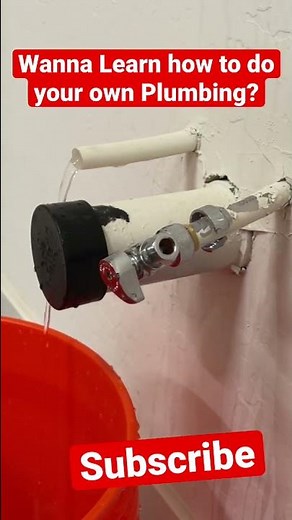 DIY Plumbing! How to install water line and Drain Pipe P-Trap