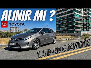 TOYOTA AURİS PREMİUM | 1.4 D-4D M/M | 90 HP 205 NM | 0-100 | 180.000 TL EDER Mİ ? | DETAYLI İNCELEME
