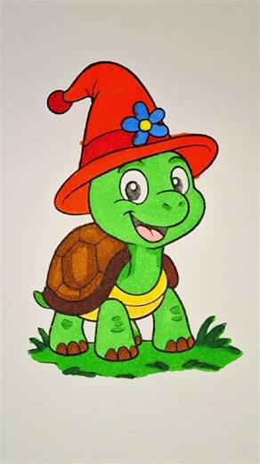 Meet the Charming Little Explorer Turtle!