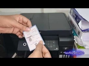 ID CARD PRINTING WITH EPSON L6170 | DUPLEX PRINTING