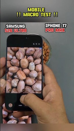 🔥 GALAXY S26 ULTRA vs iPHONE 17 PRO MAX – Ultimate Macro Camera Test | Who Wins? 📸