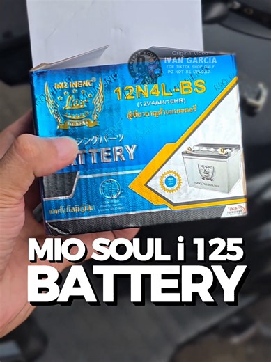 Miosouli 125 Motorcycle Battery Overview