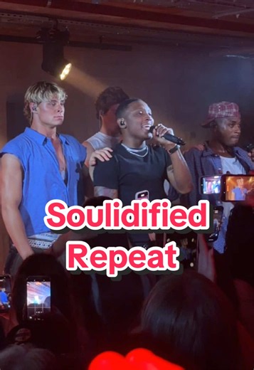 Upcoming song from Soulidified “Repeat” 😍 Already obsessed with it. Give it to us soon please @Soulidified 🔥 #Soulidified #BuildingTheBand #AtlanticRecords #Boyband