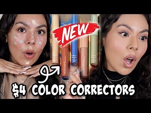 NEW! 🔥 ELF $4 COLOR CORRECTORS|| REVIEW & DEMO