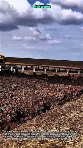 Agricultural soil reversal and stop work #worker #process #tractor #plowing #agriculture