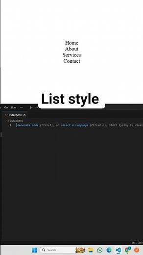 Remove Dots from List Using CSS | Clean List Design 💻✨🧾 | Code Skillzz