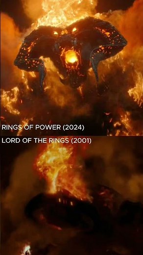 Balrog Roar comparison #lordoftherings #balrog #ringsofpower #sounddesign