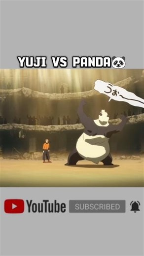 [Yuji itadori Vs panda🐼]jjks3#jujutsukaisen #yuji #gojo #jujutsukaisenseasion3 #trending #funny
