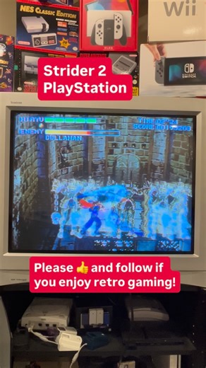 Retro style Nintendo, Playstation, and Sega video games gamer. on Instagram: "32 bit 2D side scrollers are cool #retrogaming #oldschoolgaming #playstation"