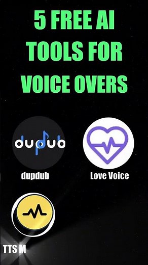 5 Best FREE AI Voice Generators for Realistic Voiceovers | Free Text to Speech tools #shorts #ai