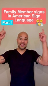 85K views · 3.7K reactions | Family signs in ASL - Part 1 Give the...