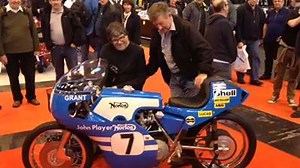 161 reactions · 59 shares | Peter Williams and Mick Grant fire up the Norton F750 on the Museum Stand at the NEC Classic Motorcycle show today. | The National Motorcycle Museum | Facebook