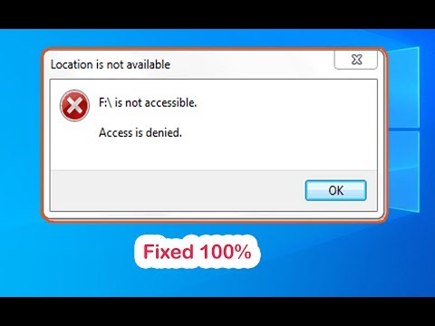 How to Fix USB is not Accessible and USB Access is denied Error