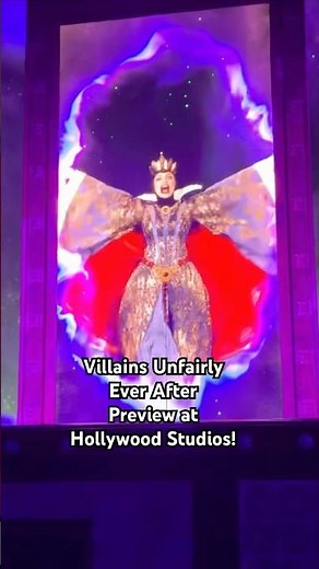 The new show Villains Unfairly Ever After at Hollywood Studios is frightfully fun! #disney
