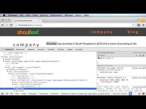 How to Use the DOM Inspector in Chrome