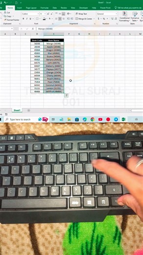 Computer 💻 Shortcut key for Remove Numbers inside Brackets from excel cells using Shortcut #computer