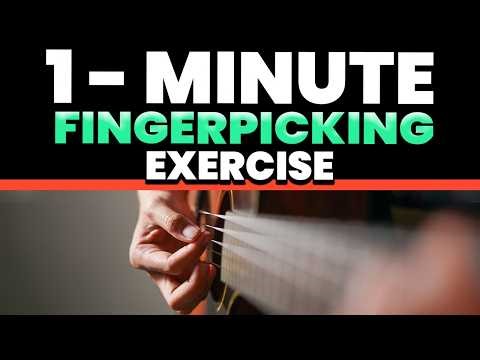 The Beautiful 1-Minute FINGERPICKING FLOW Exercise 🎸