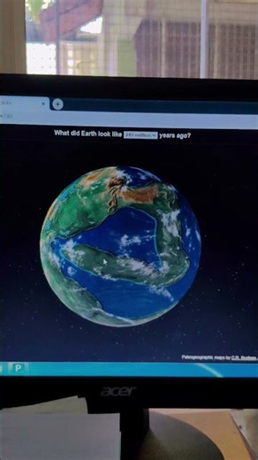 Have you seen this map? This is pangea 🌍 #pangea #earth #ancienthistory #nature #world #dinosaur