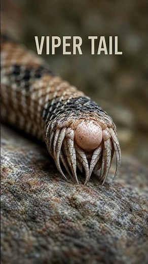 This Viper Has a Spider for a Tail