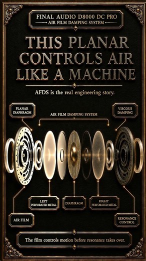 Final Audio D8000 DC Pro: The Price Is the Trap. Air Film Is the Point. #Shorts