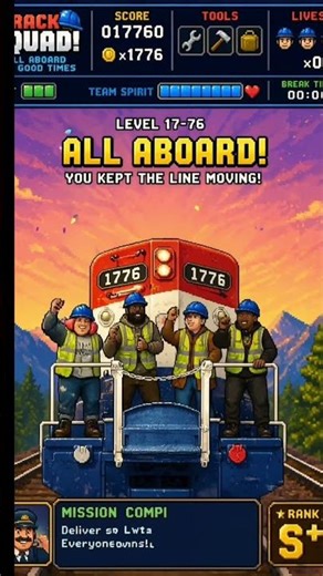 ALL ABOARD! 🚂 Level 1776 COMPLETE — The Crew That NEVER Derails 🇺🇸