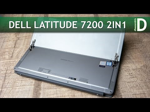 Disassembling a laptop-tablet Dell Latitude 7200 2in1