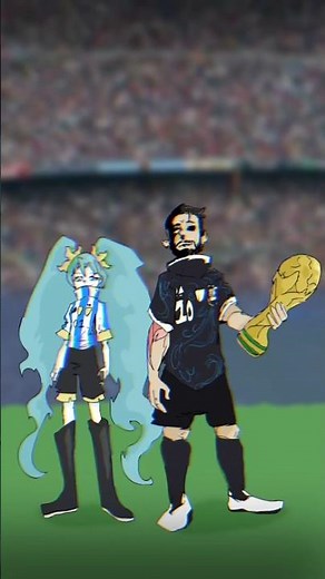 Hatsune Miku does not talk to British people#worldcup #miku #meme #Argentina #animation