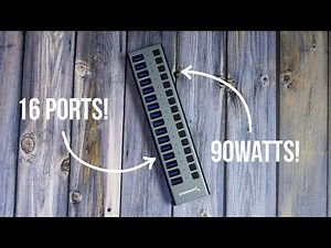 SABRENT 16 port USB3.0 Hub And Charger With Individual Switches