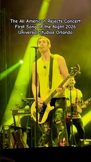 The All American Rejects Concert First Song of the Night 2026 #allamericanrejects #aar #concerts