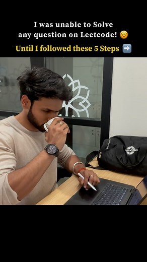 𝑯𝒂𝒓𝒔𝒉 𝑽𝒊𝒋𝒂𝒚 𝑺𝒉𝒓𝒊𝒗𝒂𝒔𝒕𝒂𝒗𝒂 on Instagram: "⬇️ Some Advanced Tips to solve any problem on Leetcode: First SAVE THIS REEL for the next time you practice! 💯 ✨ Key Tips: 1. Before beginning with medium level problems, go through different pattern based approaches. 2. Sometimes mathematical formulas or arithmetic operations can reduce the complexity so do keep that in your mind as well. 3. If you are not able to solve a problem, check its solution and solve similar kind of problems 