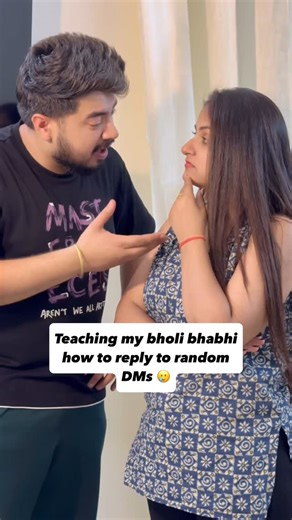 Ananya Valecha | Family Content Creator | Giving my bholi bhabhi a crash course on handling random DMs 🥲 #explore #instagram #trending #ananyavalecha #reels #trendingreels... | Instagram