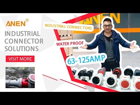 Customized Industrial Sockets & Plugs for Data Centers/www.anen-power.com#power #industrial #anen